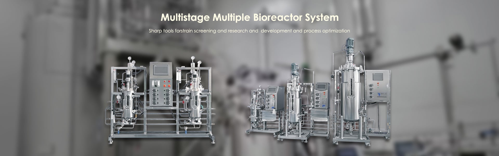 banner of multiple-multistage-stainless-steel-fermentor