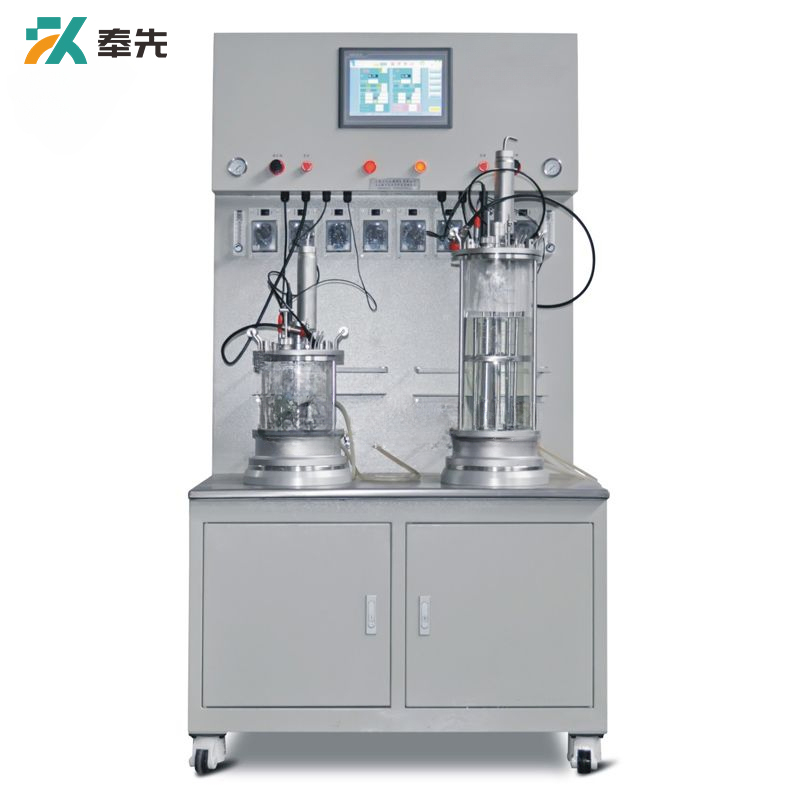 Cabinet Type Magnetic Mixing Parallel Glass Bioreactor