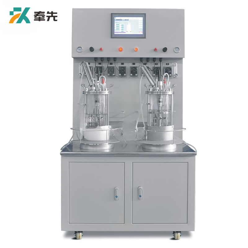 Cabinet Type Magnetic Mixing Parallel Glass Bioreactor