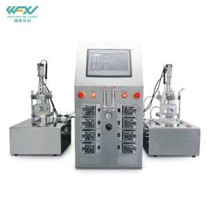 Benchtop In Situ Sterilizable Magnetic Mixing Parallel Double Glass Bioreactor