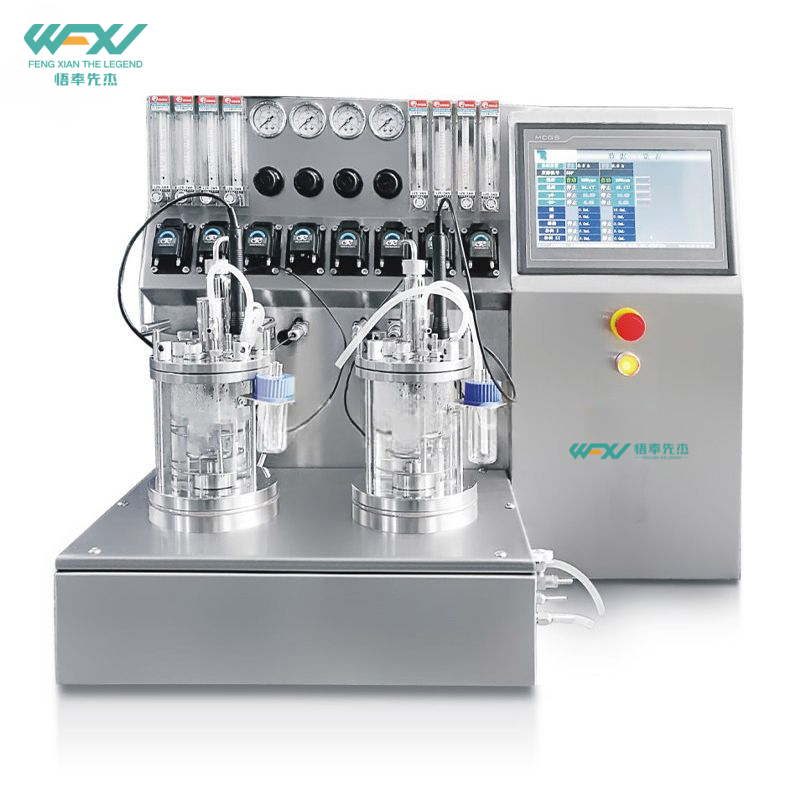 0.5L Double Off-site Sterilization Magnetic Mixing Mini Bioreactor